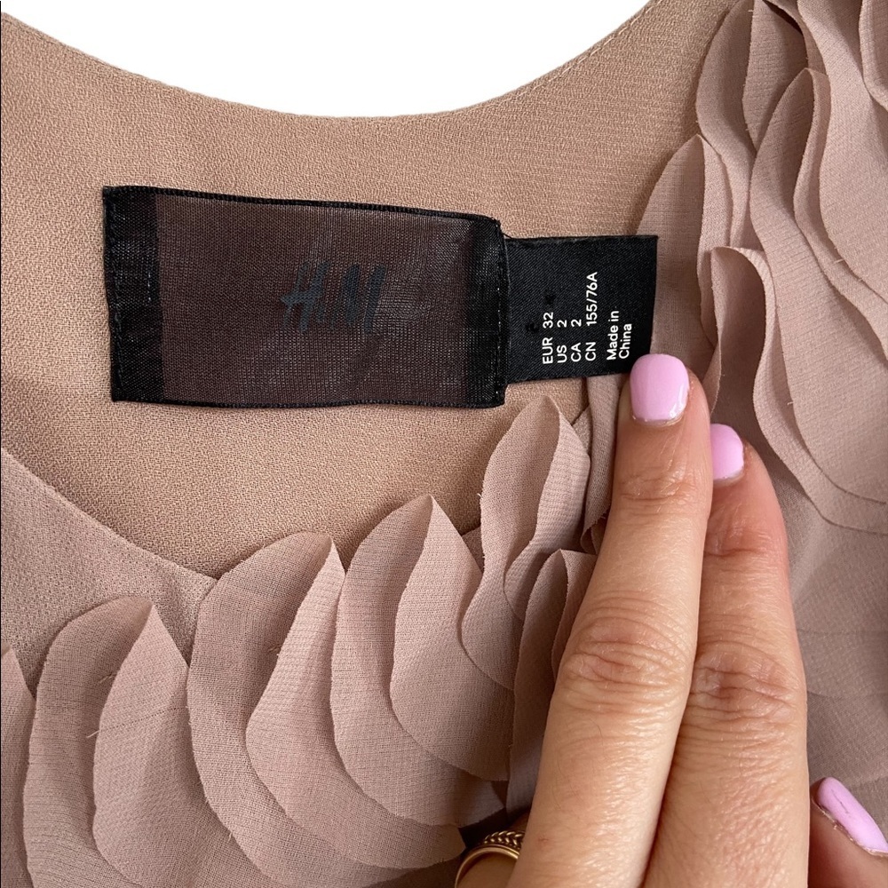 H&M Black Label Ruffle Panel Mini Dress - Picture 11 of 11